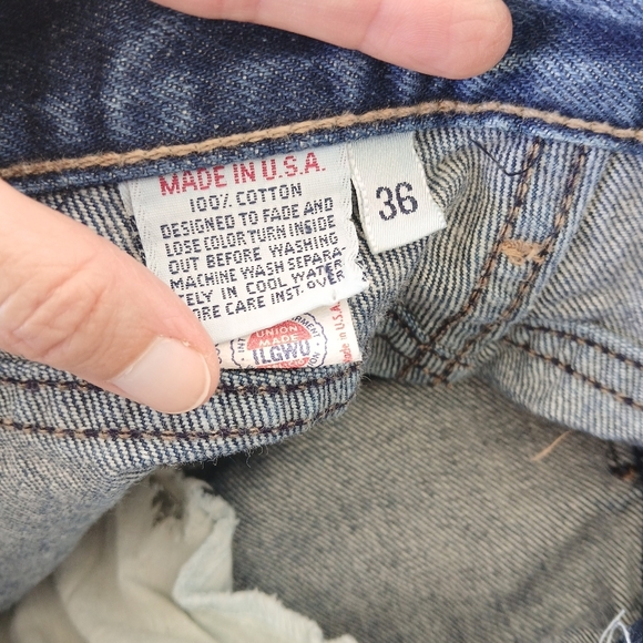 Vintage Calvin Klein Jeans Union Made 36x32 - Picture 8 of 10